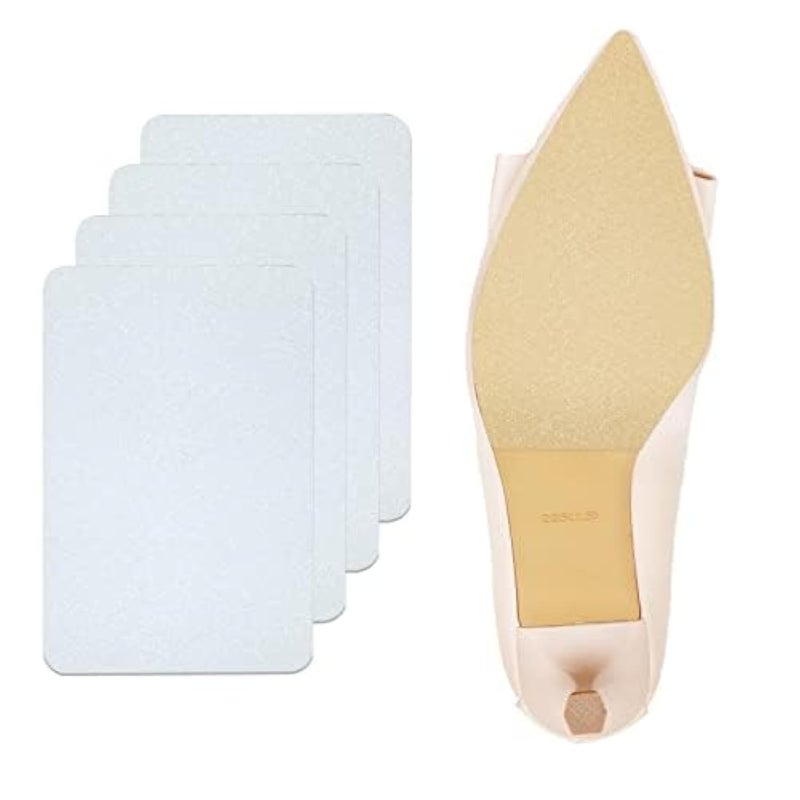 Ashoesert Sole Protector and Red Bottom Covers - Crystal Clear Shoe Protector for Heels - 2 Pairs (6.0""4.0"", Clear) - Image 1